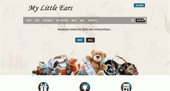 Desktop Screenshot of mylittleears.com